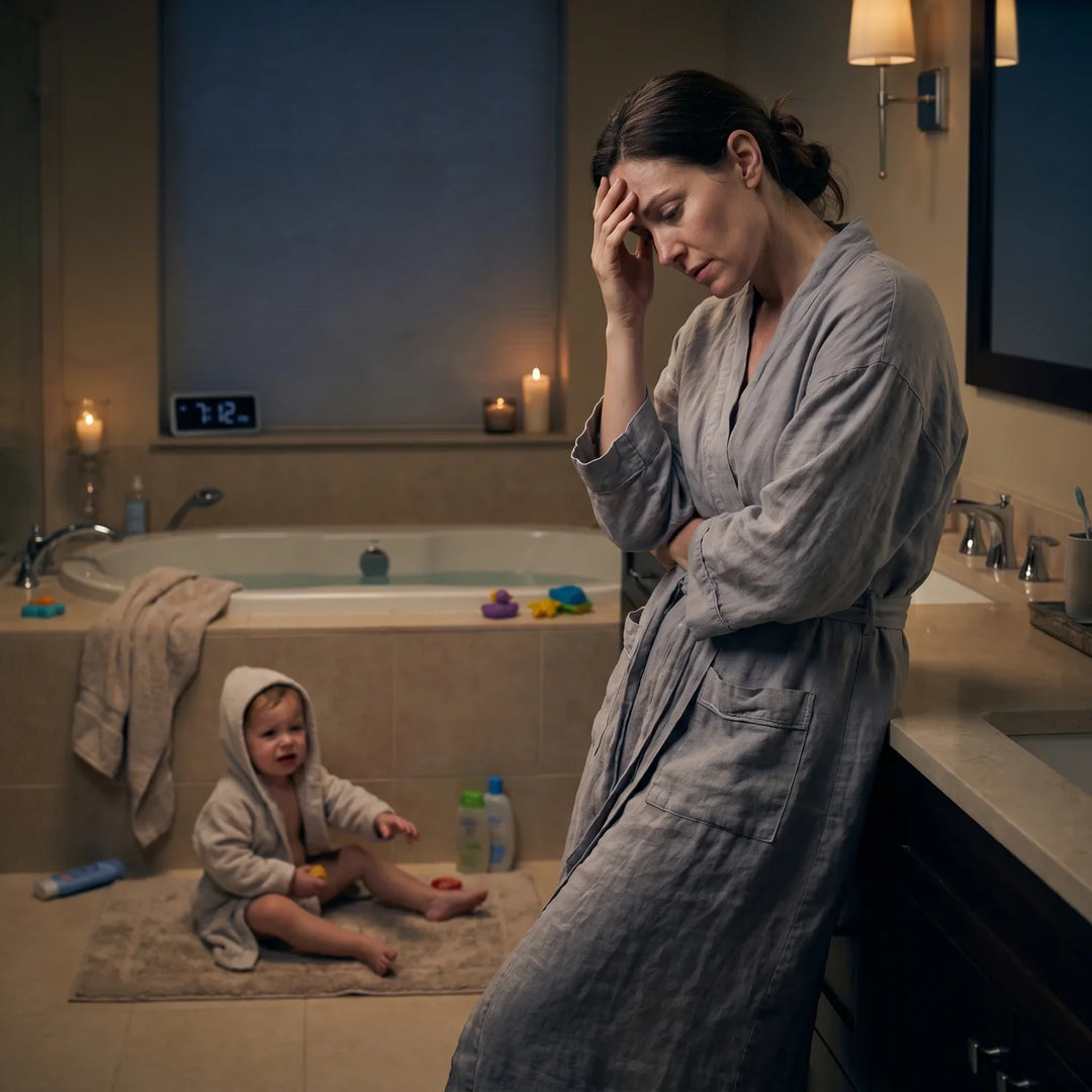 Si cada noche terminas el baño más cansada que tu bebé, no es casualidad